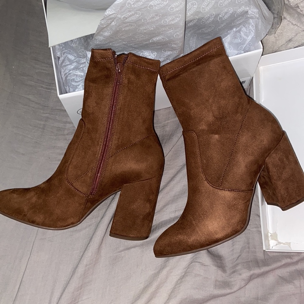 Steve Madden Teralyn brown boots - Picture 1 of 4